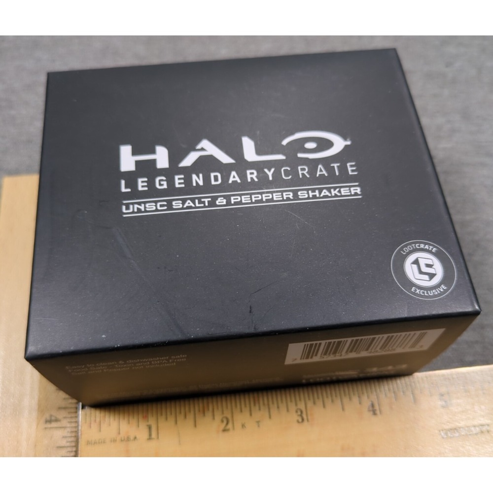 Halo UNSC‎ Salt & Pepper Shaker Legendary Loot Crate OD Green. New. SEALED.